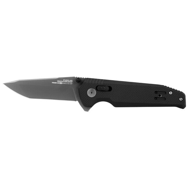 Sog Vision xr lte coltello da chiusura, nero e grafite