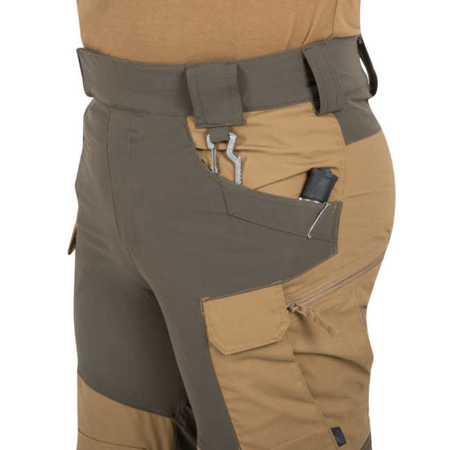 Helikon-Tex Hybrid Outback pantaloni - duraCanvas, grigio/nero