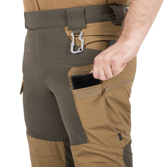Helikon-Tex Hybrid Outback pantaloni - duraCanvas, grigio/nero