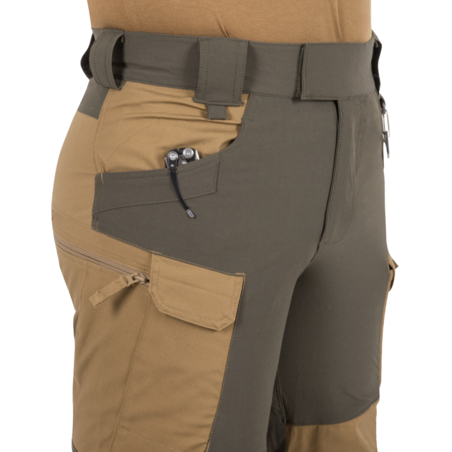 Helikon-Tex Hybrid Outback pantaloni - duraCanvas, grigio/nero