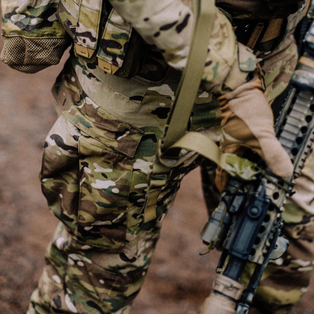 Helikon-Tex MBDU® nohavice NYCO RIPSTOP, coyote – v použití 1