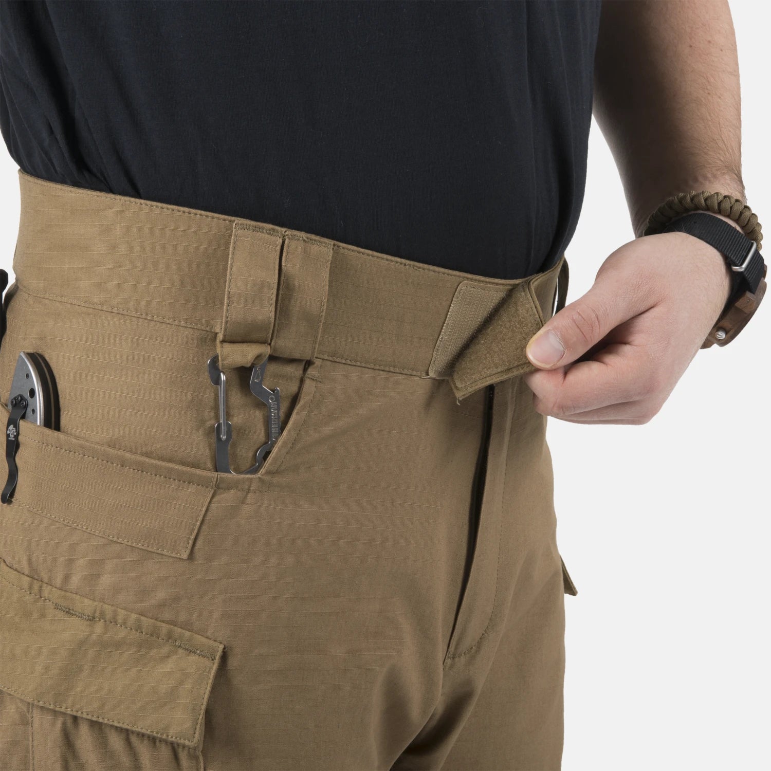 Helikon-Tex MBDU nohavice NyCo Ripstop, PL Woodland – detail 1