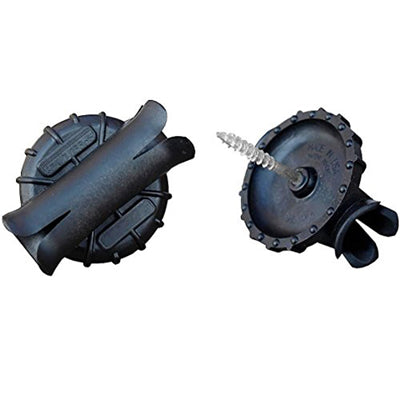 Speed Cinch Vite di fissaggio Outdoor Spinner 2 pz., nero