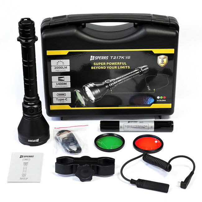 Speras T217K V2 set di torce da caccia