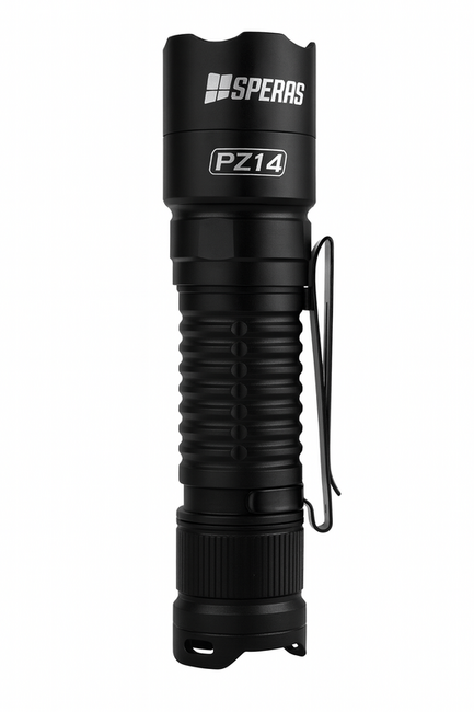 Speras PZ 14 torcia tattica, nero