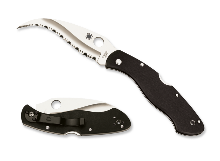 Spyderco Civilian coltello tattico 10,5 cm, nero, G10
