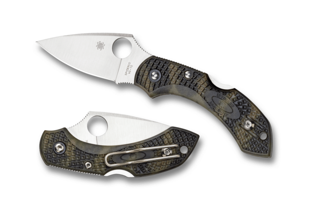 Spyderco Dragonfly 2 Lightweight coltello tascabile 5,8 cm, verde, sintetico