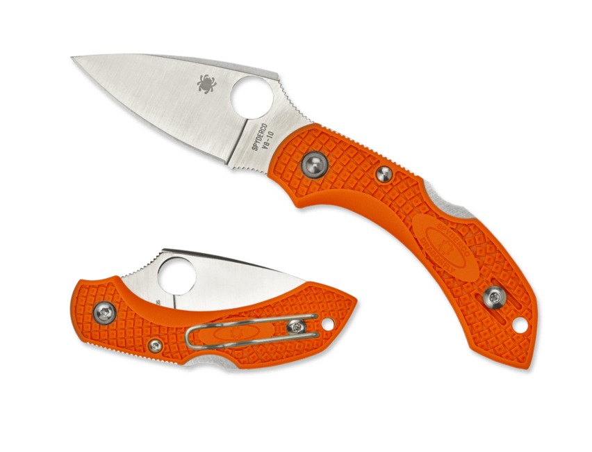 Spyderco Dragonfly 2 Lightweight coltello da tasca 5,7 cm, arancione, frn