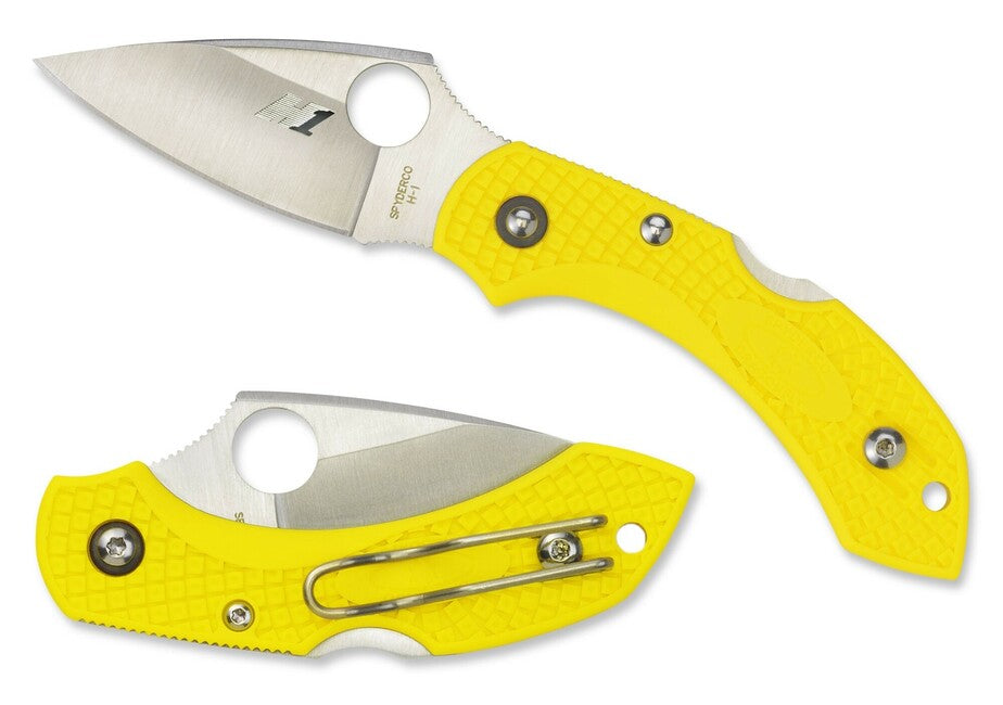 Spyderco Dragonfly 2 coltello tascabile 5,7 cm, giallo, frn