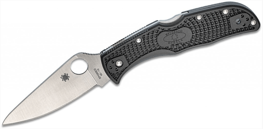 Spyderco Endela Lighweight coltello da tasca 8,7 cm, nero, FRN