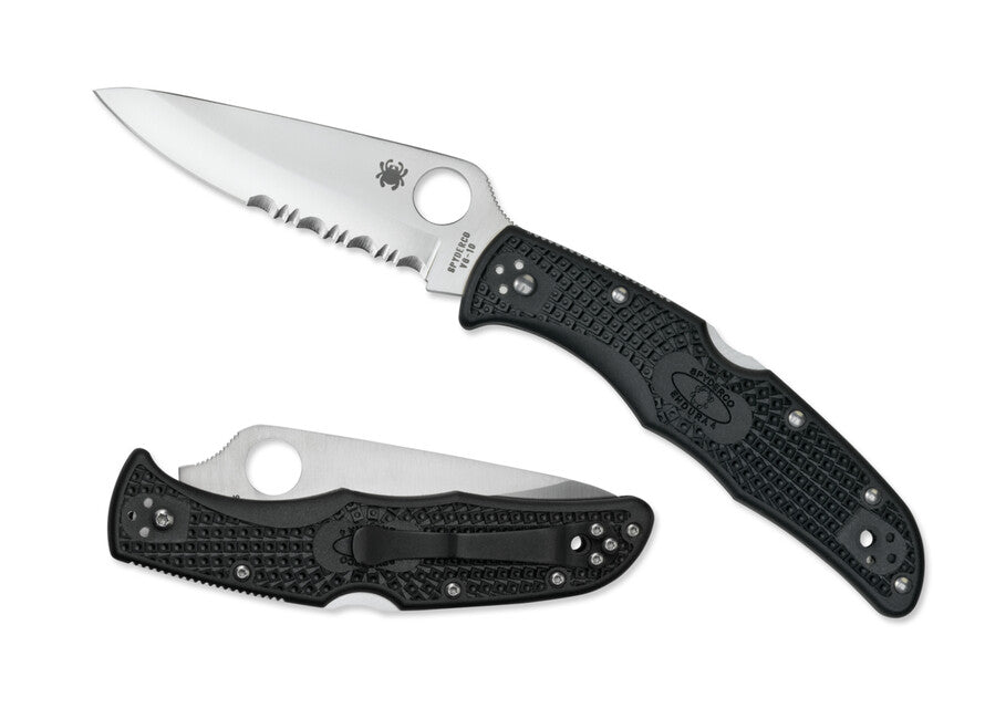 Spyderco Endura 4 coltello leggero 9,5 cm, nero, frn