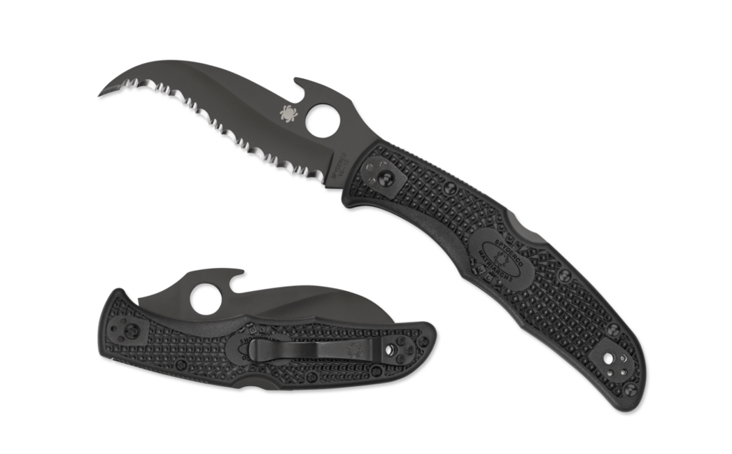 Spyderco Matriarch 2 coltello tattico 9,1 cm, nero, FRN