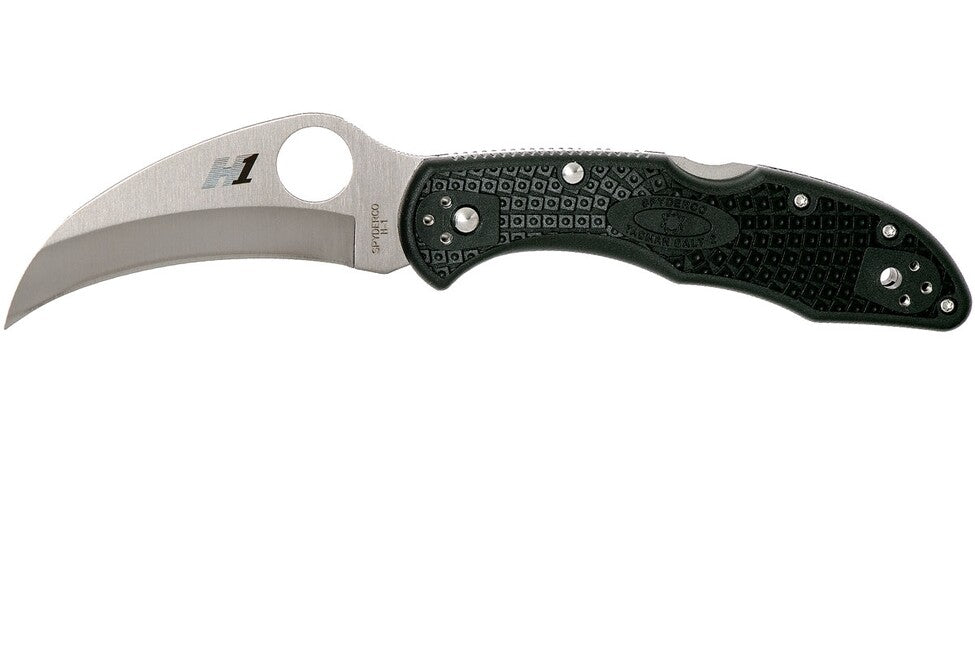 Spyderco Tasman Salt 2 coltello da pesca 7,4 cm, nero, FRN