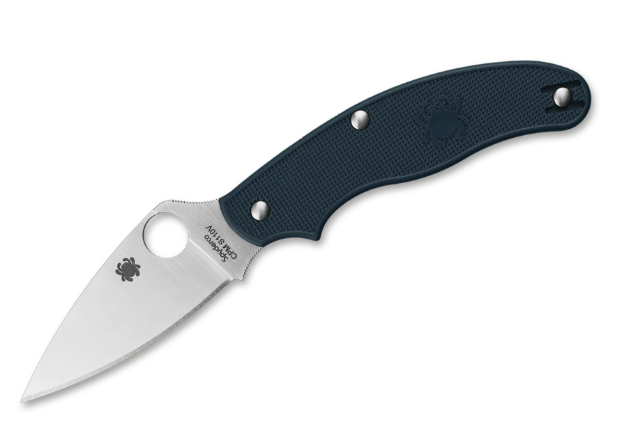 Spyderco UK Penknife coltello da tasca per tutti i giorni 7,5 cm, blu scuro, FRN