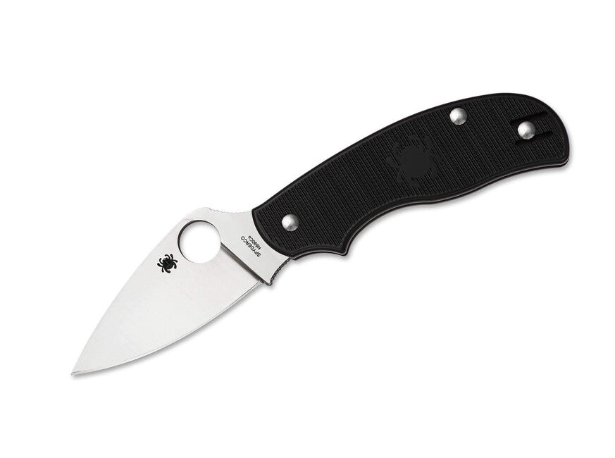 Spyderco Urban Leaf coltello da tasca leggero 6,6 cm, nero, frn