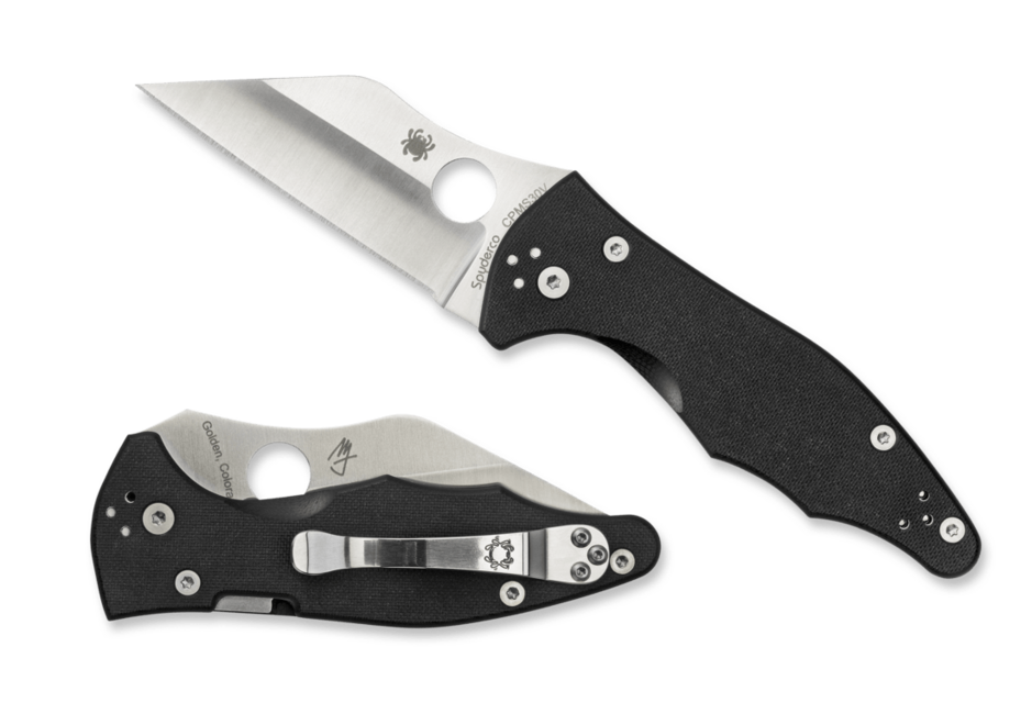 Spyderco Yojimbo 2 coltello tascabile 7,9 cm, nero, g10