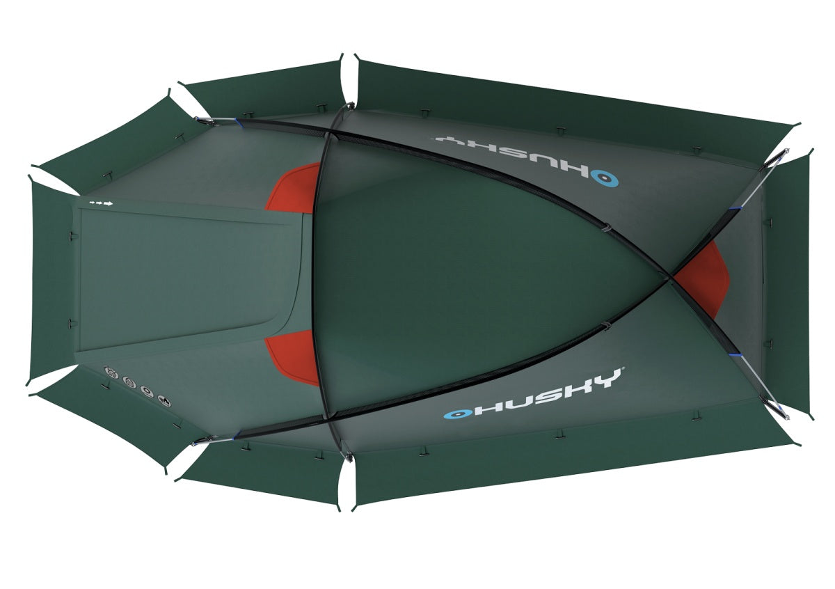 Husky Extreme Flame 2 tenda, verde