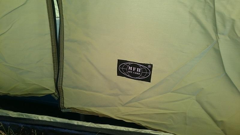 MFH Minipack tenda per 2 persone 213x137x97cm, bw tarn