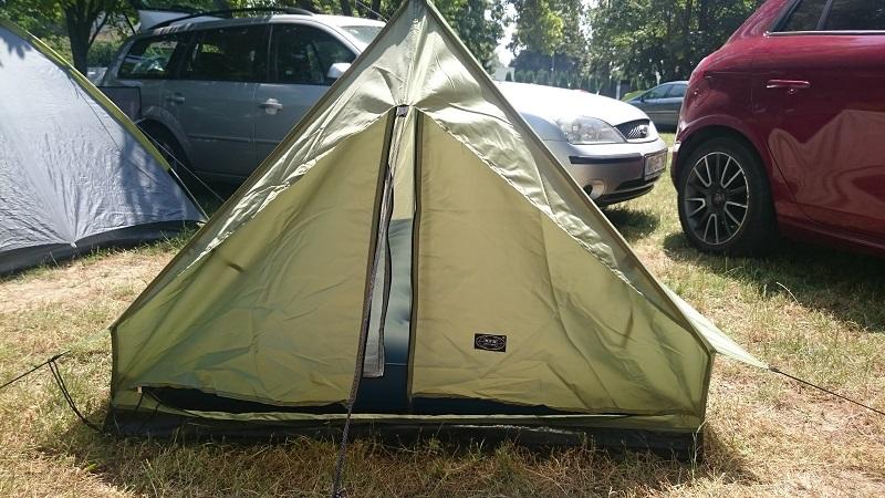 MFH minipack tenda per 2 persone 213x137x97cm, oliva