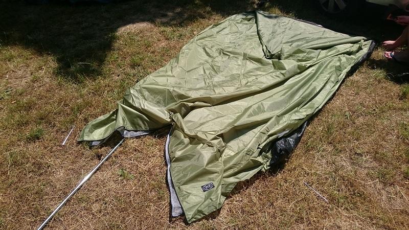 MFH minipack tenda per 2 persone 213x137x97cm, oliva
