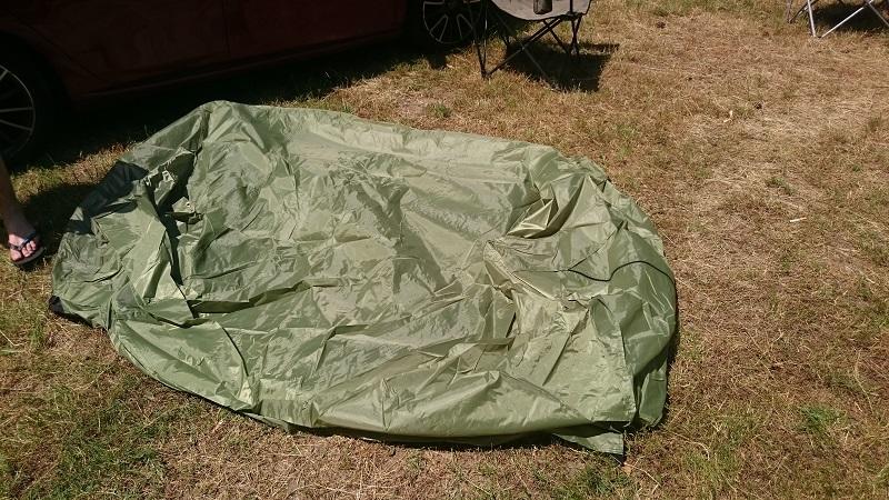 MFH minipack tenda per 2 persone 213x137x97cm, oliva