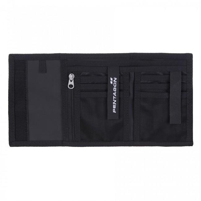 Pentagon Stater 2.0 portafoglio in velcro, nero