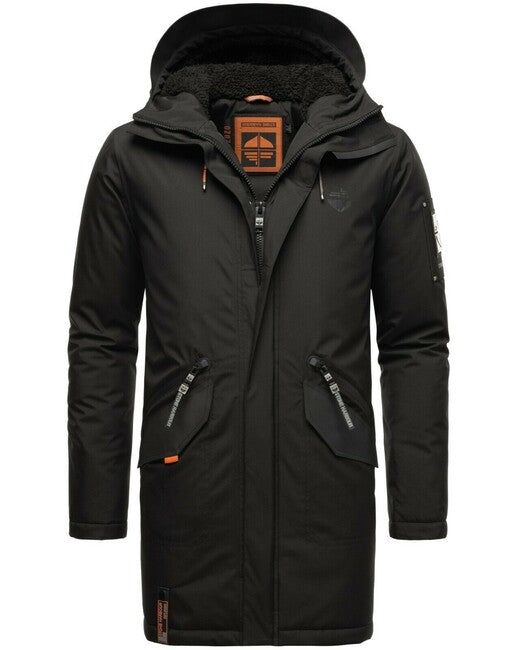 Stone Harbour Ragaan giacca invernale da uomo con cappuccio, nera