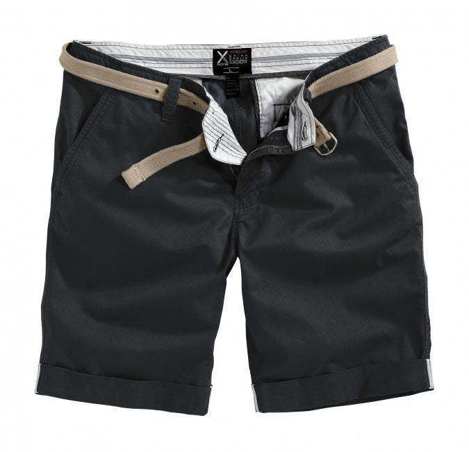 Surplus Chino pantaloncini, nero