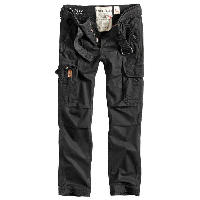 Surplus Premium Slimmy pantaloni, neri