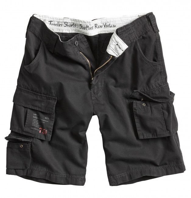 Surplus Trooper pantaloncini, nero