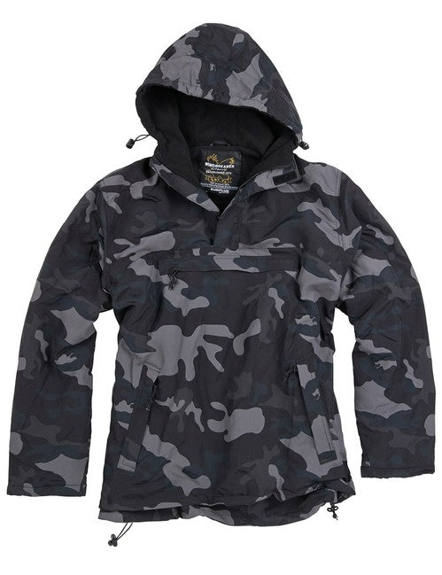 Surplus Windbreaker giacca, nera mimetico
