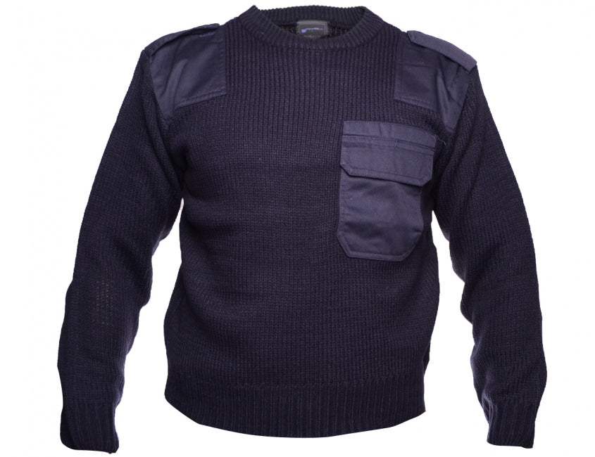 O&T Maglione BW security, blu navy