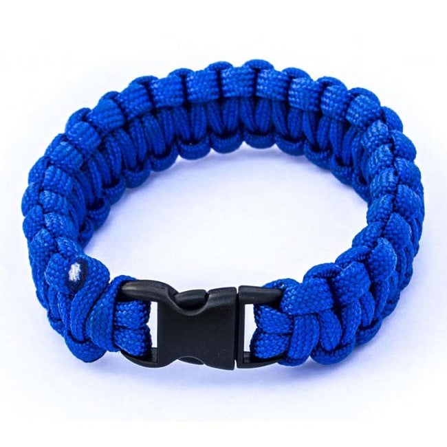 O&T braccialetto paracord, blu