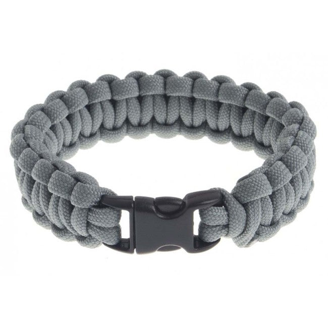 O&T braccialetto paracord, grigio