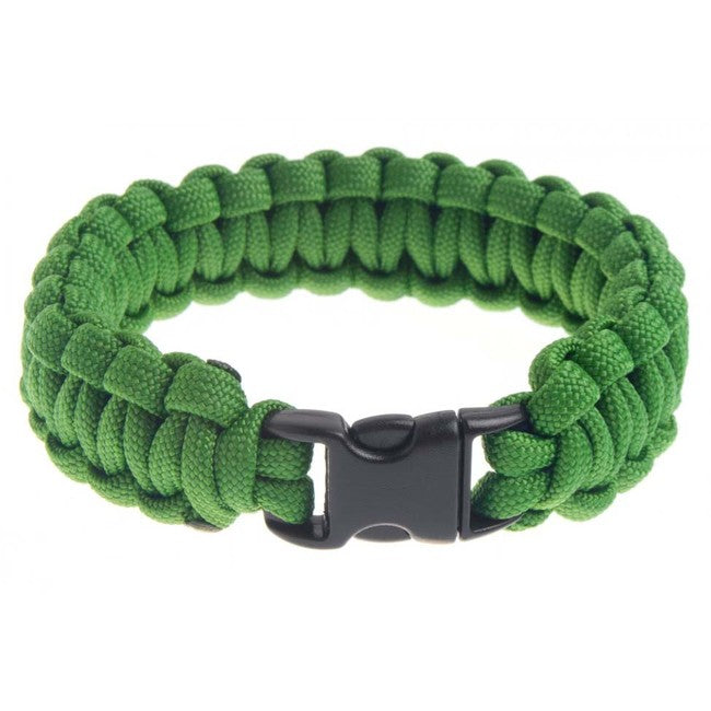 O&T braccialetto paracord, verde