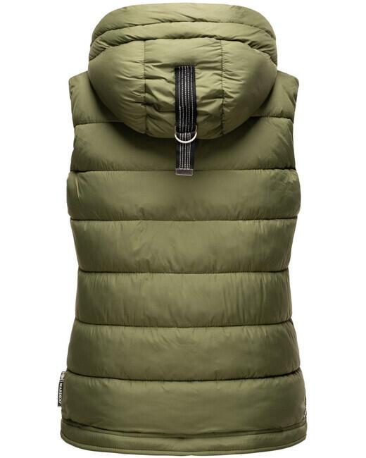 Marikoo Taisaa gilet con cappuccio da donna, oliva