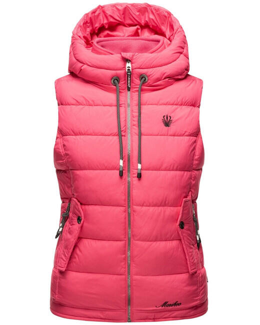 Marikoo TAISAA gilet con cappuccio da donna, rosa