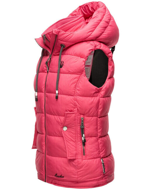 Marikoo TAISAA gilet con cappuccio da donna, rosa
