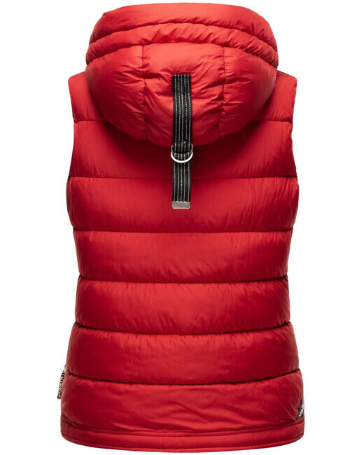 Marikoo Taisaa gilet con cappuccio da donna, rosso