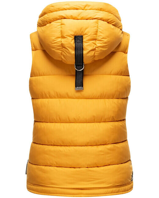 Marikoo Taisaa gilet con cappuccio da donna, giallo