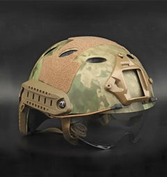 DRAGOWA Tactical Fast PJ taktická helma s okuliarmi Bolt, FG (bez certifikácie)