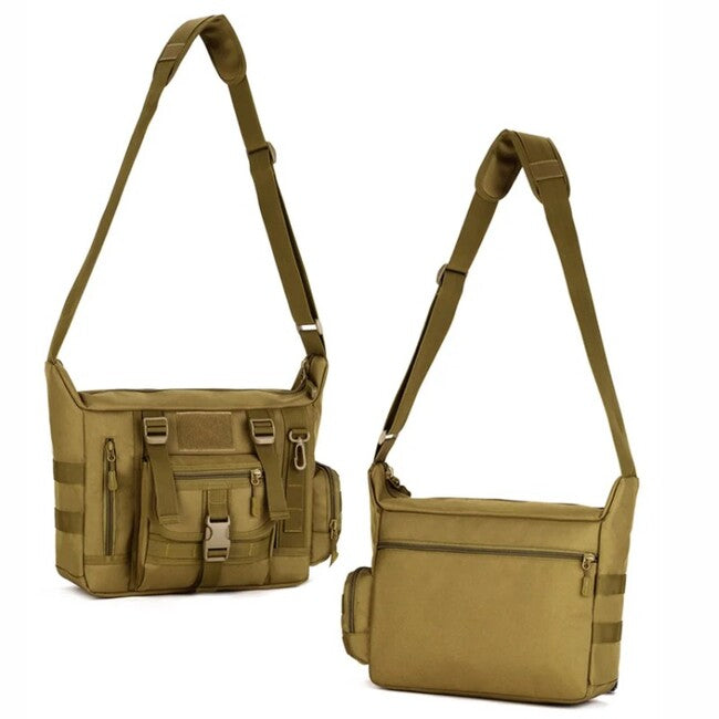 DRAGOWA Tactical Shrapnel borsa tattica a tracolla, coyote