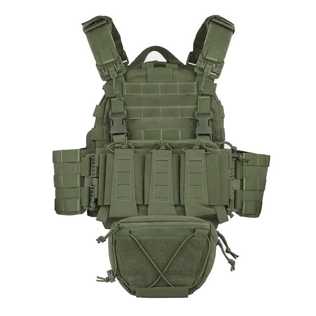 DRAGOWA Tactical Gilet tattico Raven, oliva