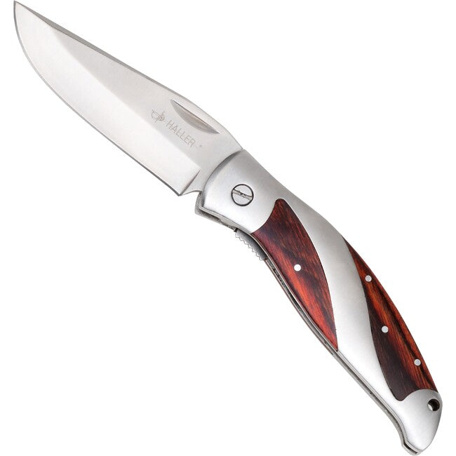 Haller Taschenme Holzgriff coltello