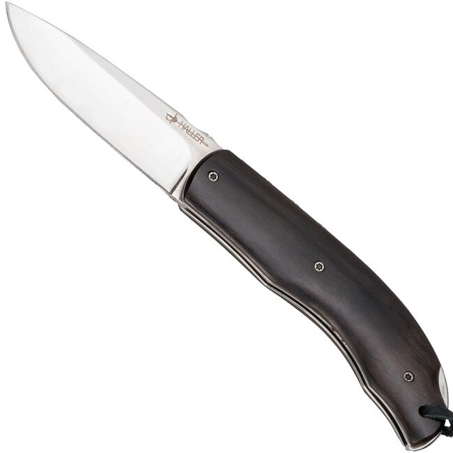 Haller Coltello da tasca ebenholzgriff