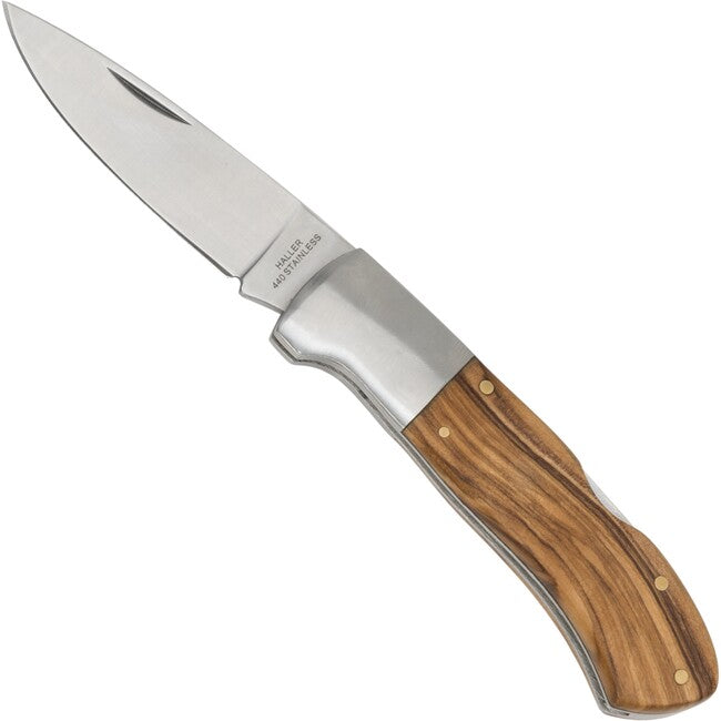 Haller 40479 coltello da tasca in legno d'ulivo