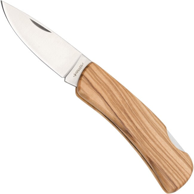 Haller 43322 coltello da tasca in legno d'ulivo