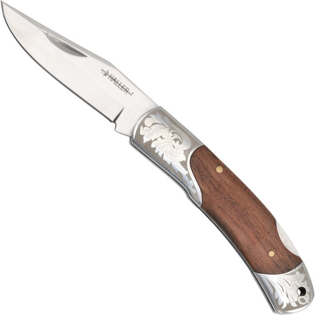 Haller Coltello tascabile verzierte Backen