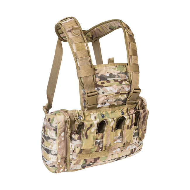Tasmanian Tiger RIG MkII chest rig con tasche laterali, multicam