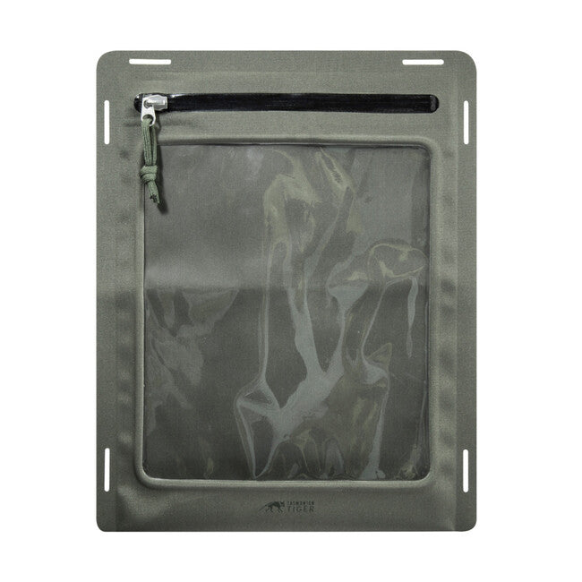 Tasmanian Tiger Custodia impermeabile per tablet W-Pouch A4 WR, stone grey olive